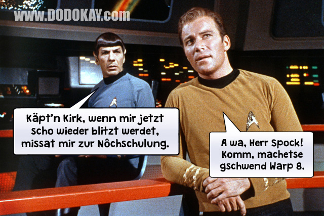 Dodokay Spock Kirk Nachschulung Enterprise